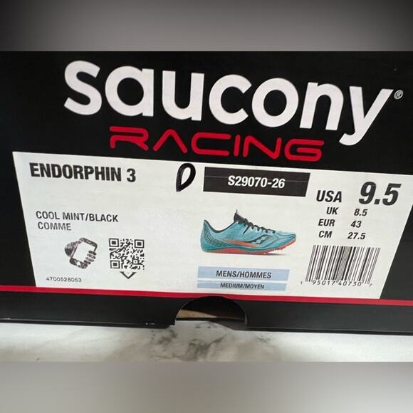 Saucony ENDORPHIN 3 SPIKE Mens Sz 9.5 - Picture 3 of 7